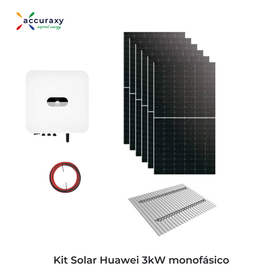 Kit Solar Huawei 3kW - Con UTE (Microgeneración)