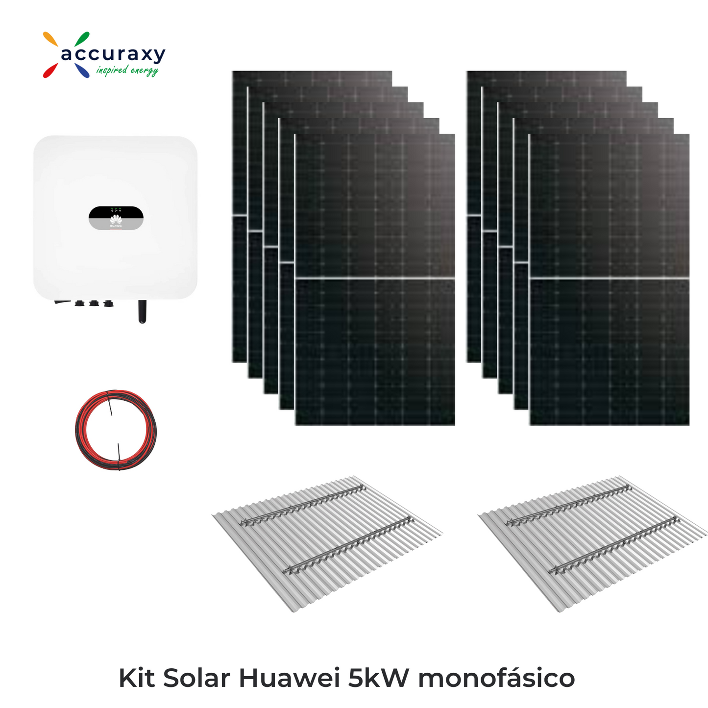 Kit Solar Huawei 5kW - Con UTE (Microgeneración)