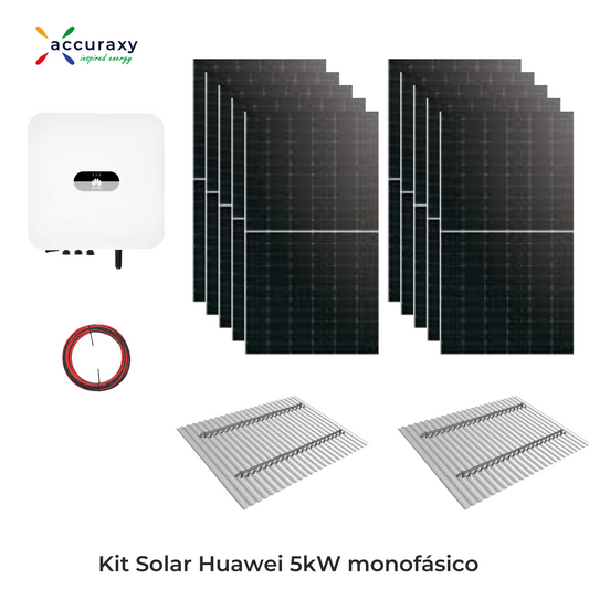 Kit Solar Huawei 5kW - Con UTE (Microgeneración)