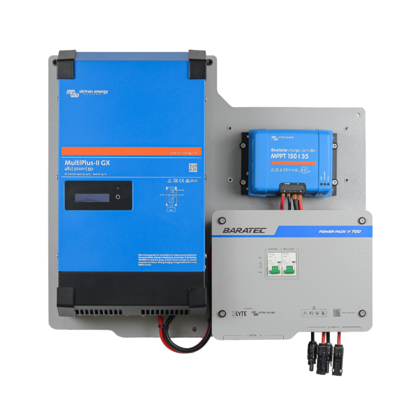 Kit Solar Victron V700 - Sin UTE (Generación 10,12kWh/dia)
